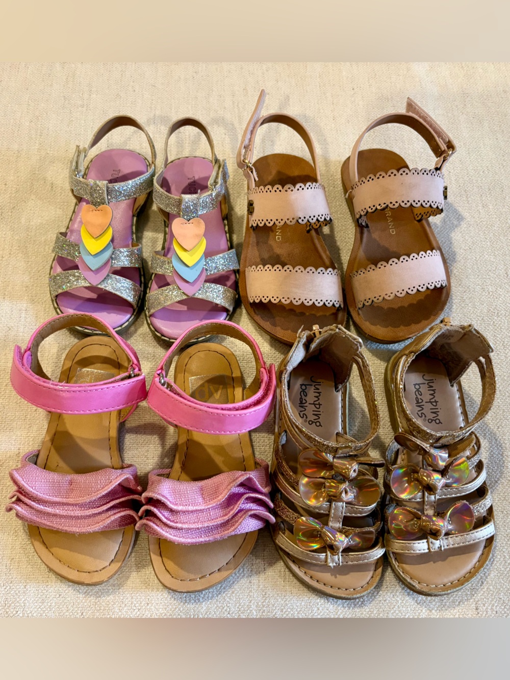 Toddler Girl’s Sz 7 Sandals Bundle
